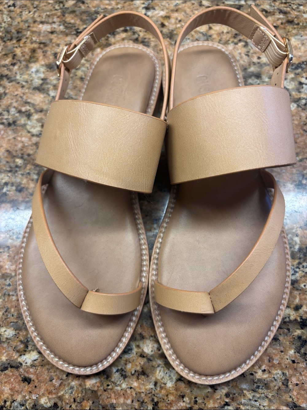 Cushionnaire Women's Tan Slingback Sandals - 6M - Picture 5 of 5